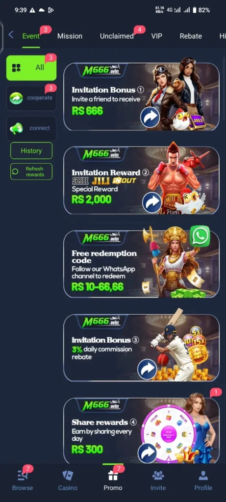 Features Of M6666 Game